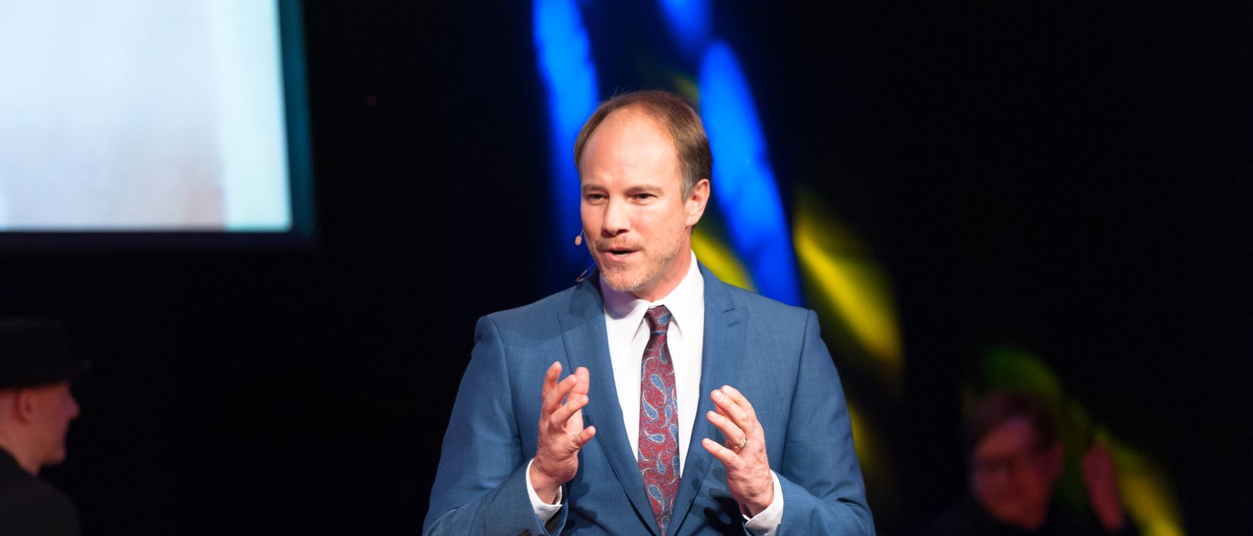 Tim Shurr speaking to a leadership team